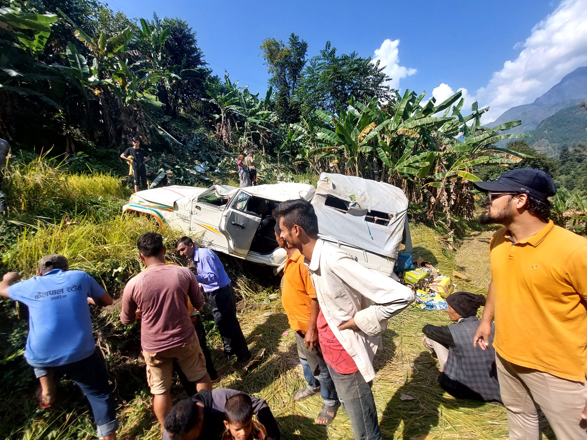 बैतडीमा जिप दुर्घटना, चालक सहित ६ जना घाइते (अपडेट)